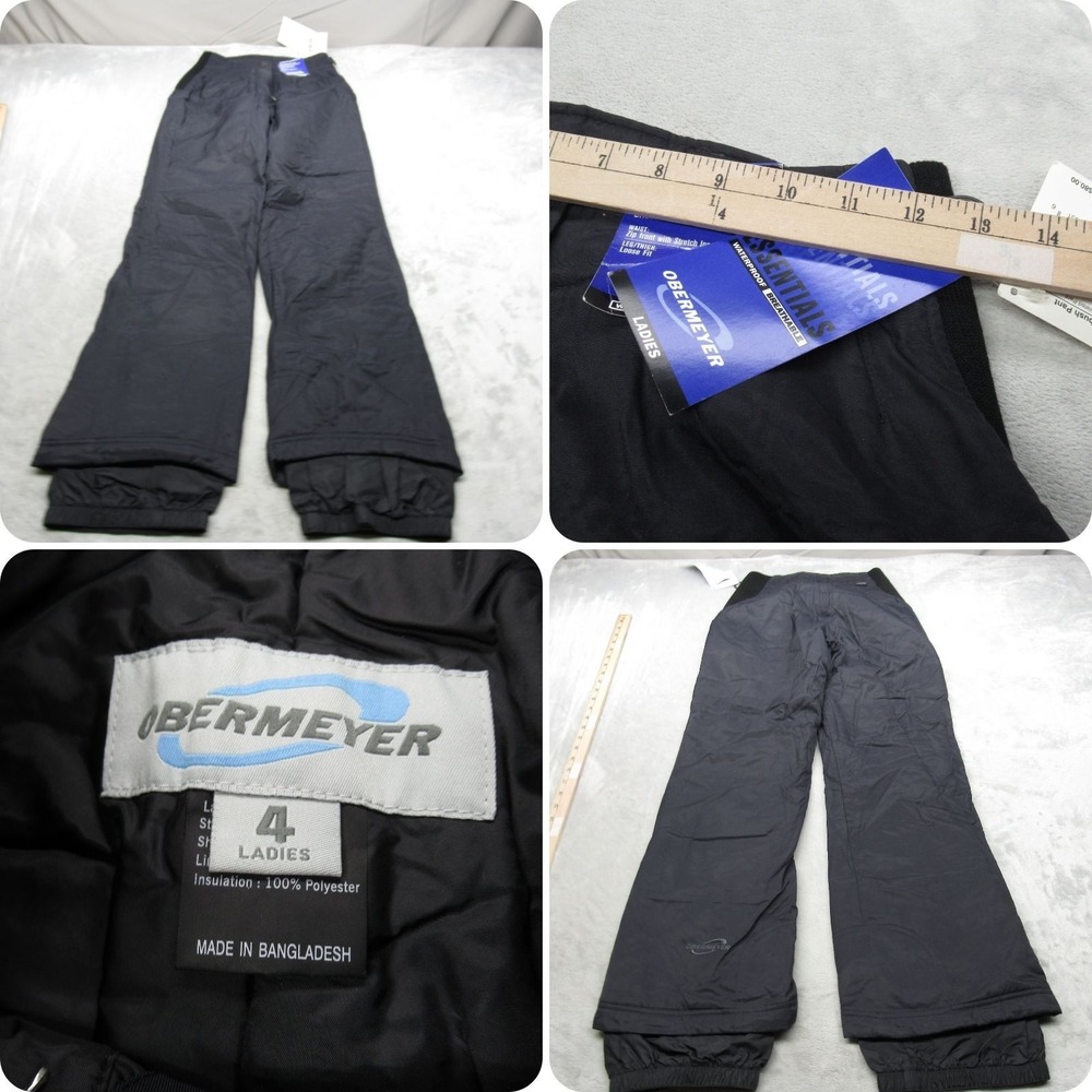 NWT! Obermeyer Black Women's Pants